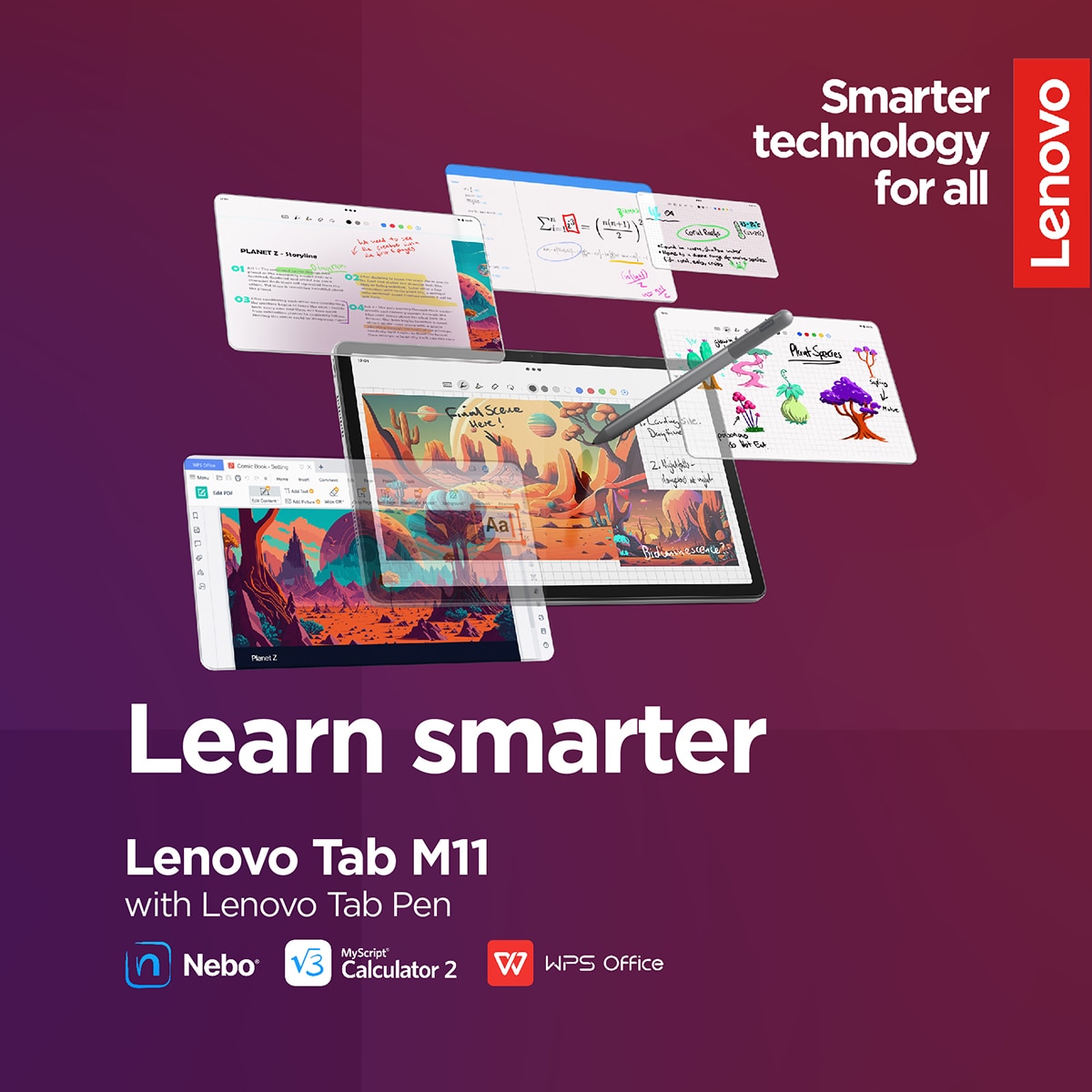 Tablet Lenovo Tab M11 Full HD, 11", 128 GB + 8 GB, Wi-Fi, Lenovo Tab Pen + Funda Gris Lunar-5
