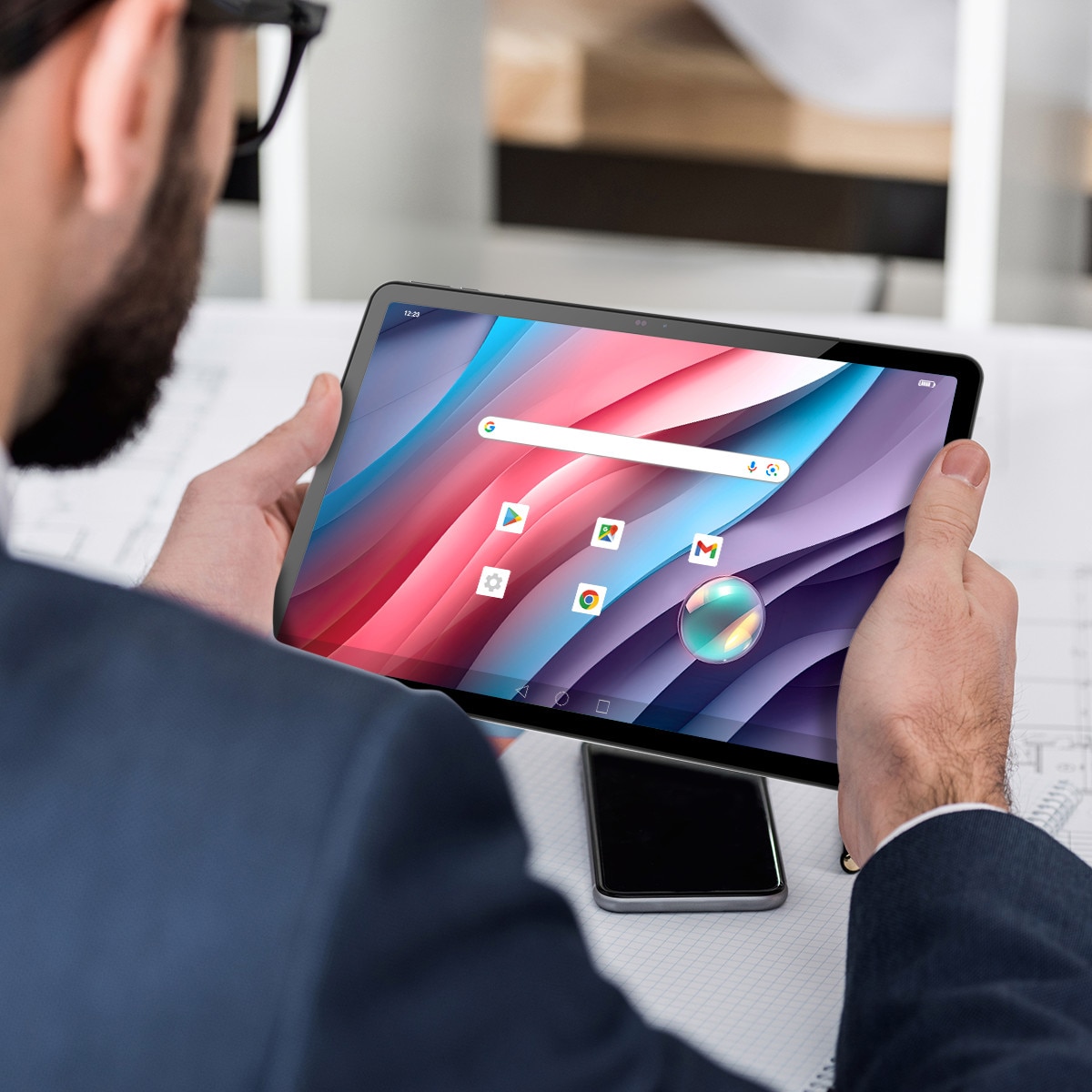 Tablet SPC Gravity 5 Pro, 128GB + 6GB, 11", Wi-Fi Titanio-6
