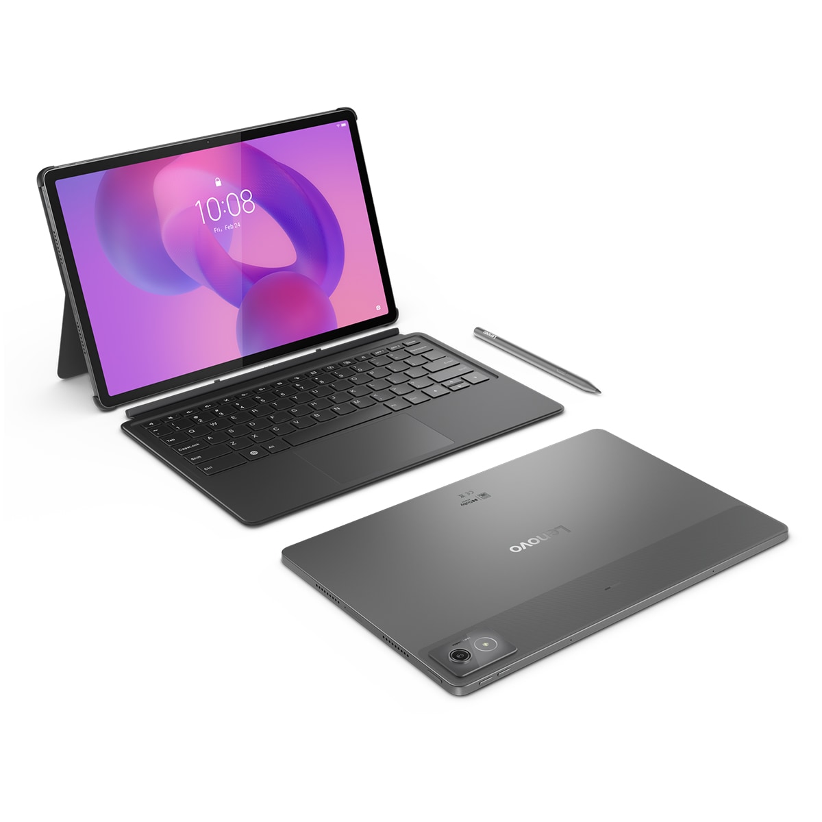 Tablet Lenovo Idea Tab Pro, 8GB + 256GB, 12,7" 3K, Wi-Fi + Teclado y Lápiz Tab Pen Plus Gris Lunar-2
