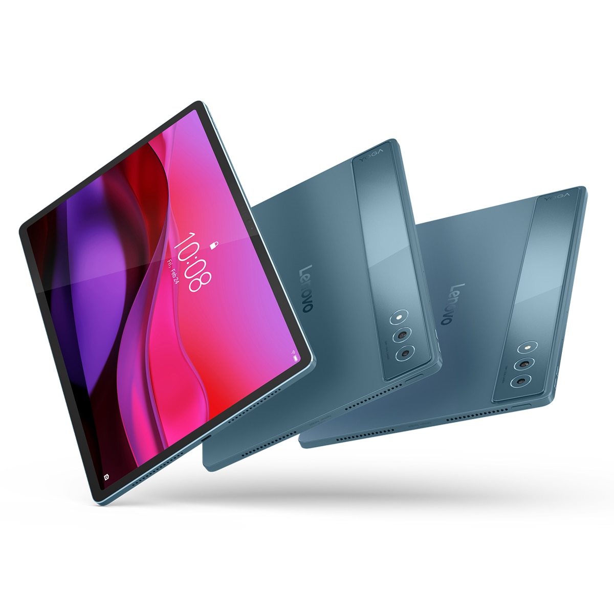Tablet Lenovo Yoga Tab Plus, 16GB + 256GB, 12,7" 3K, Wi-Fi + Teclado y Lápiz Tab Pen Pro Verde azulado-3