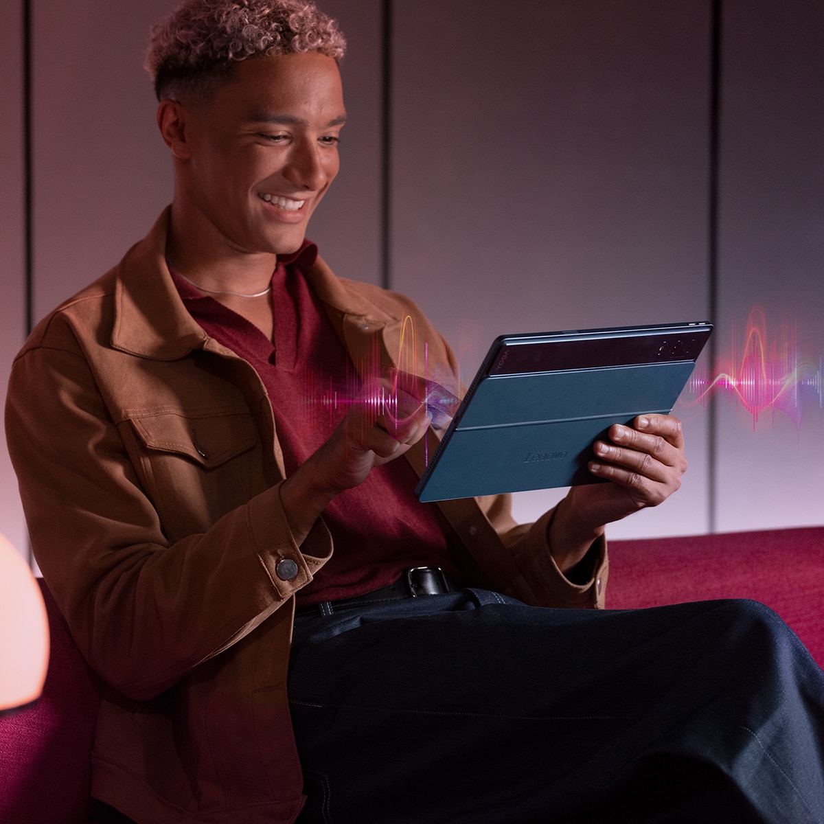 Tablet Lenovo Yoga Tab Plus, 16GB + 256GB, 12,7" 3K, Wi-Fi + Teclado y Lápiz Tab Pen Pro Verde azulado-18