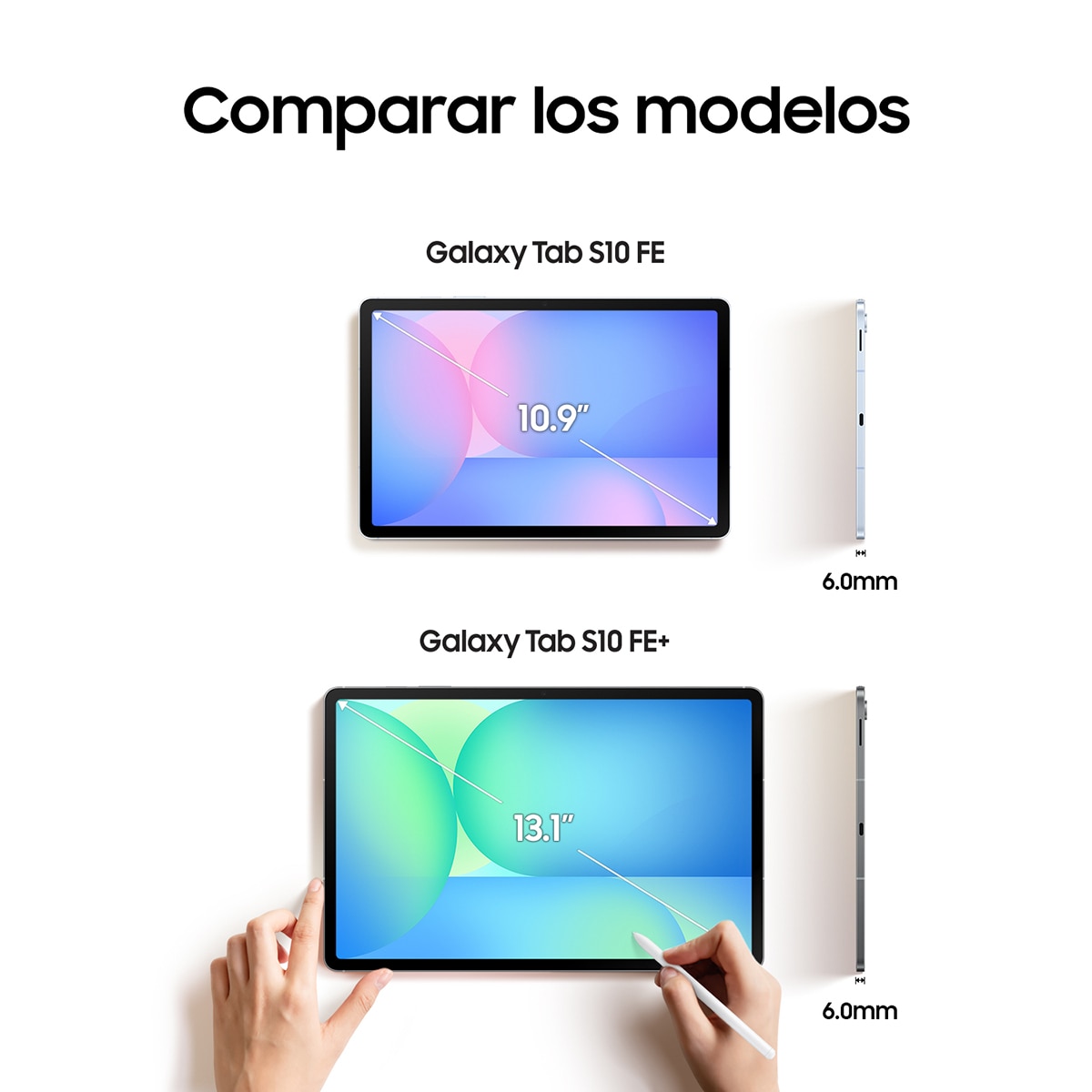 Tablet Samsung Galaxy Tab S10 FE+ 12 GB + 256 GB Wi-Fi + 5G Gray Gray-5
