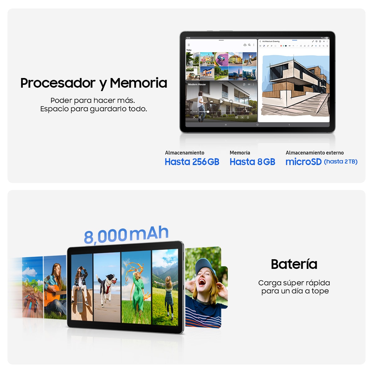 Tablet Samsung Galaxy Tab S10 Lite Wi-Fi 8GB+256GB Gris-4