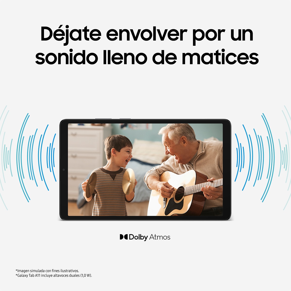 Tablet Samsung Galaxy Tab A11, 64 GB + 4 GB, 8,7", Wi-Fi Gris-7