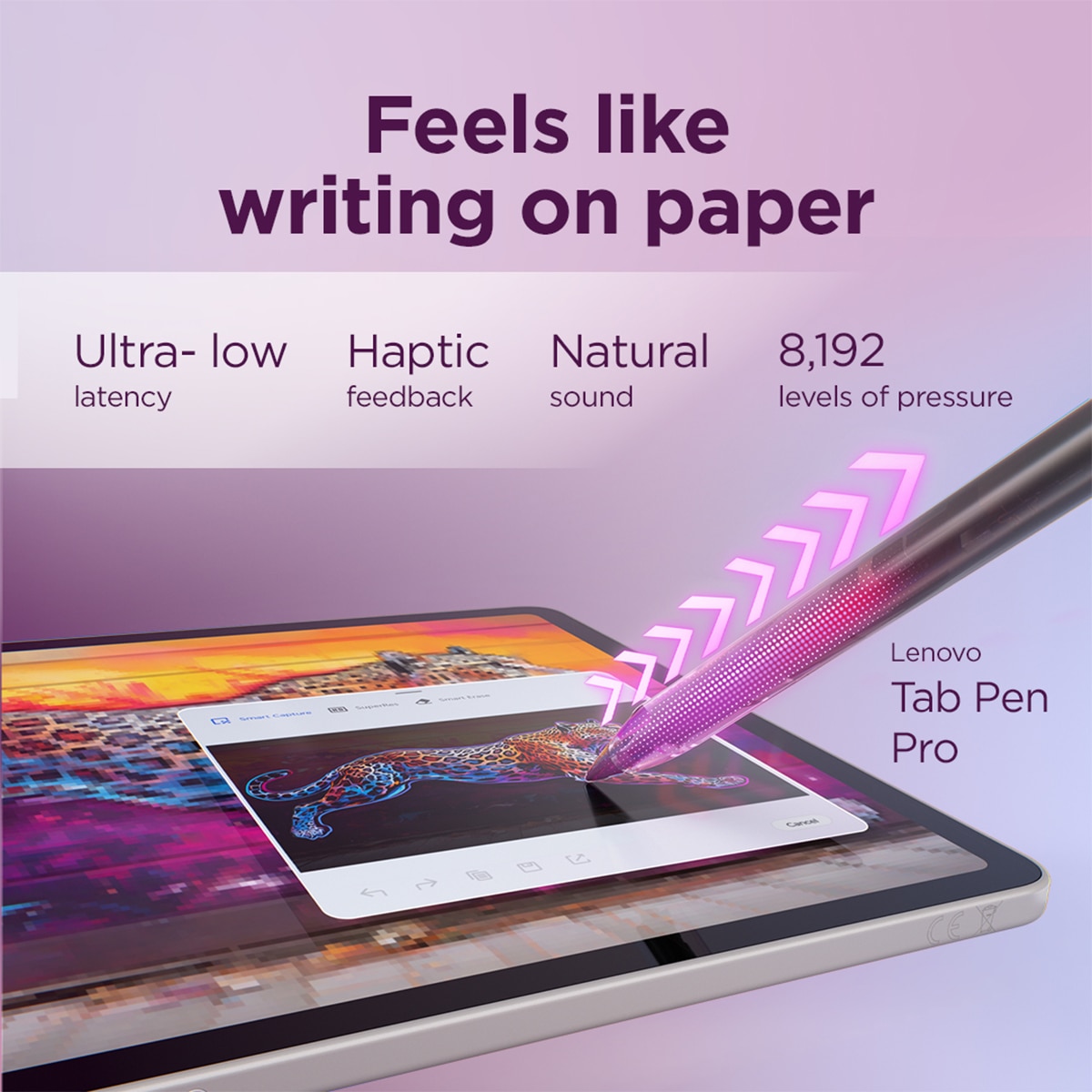Tablet Lenovo Yoga Tab TB710FU, 12GB + 256GB, 11,1", 3,2K, Wi-Fi + Lenovo Tab Pen Pro Luna Grey-3