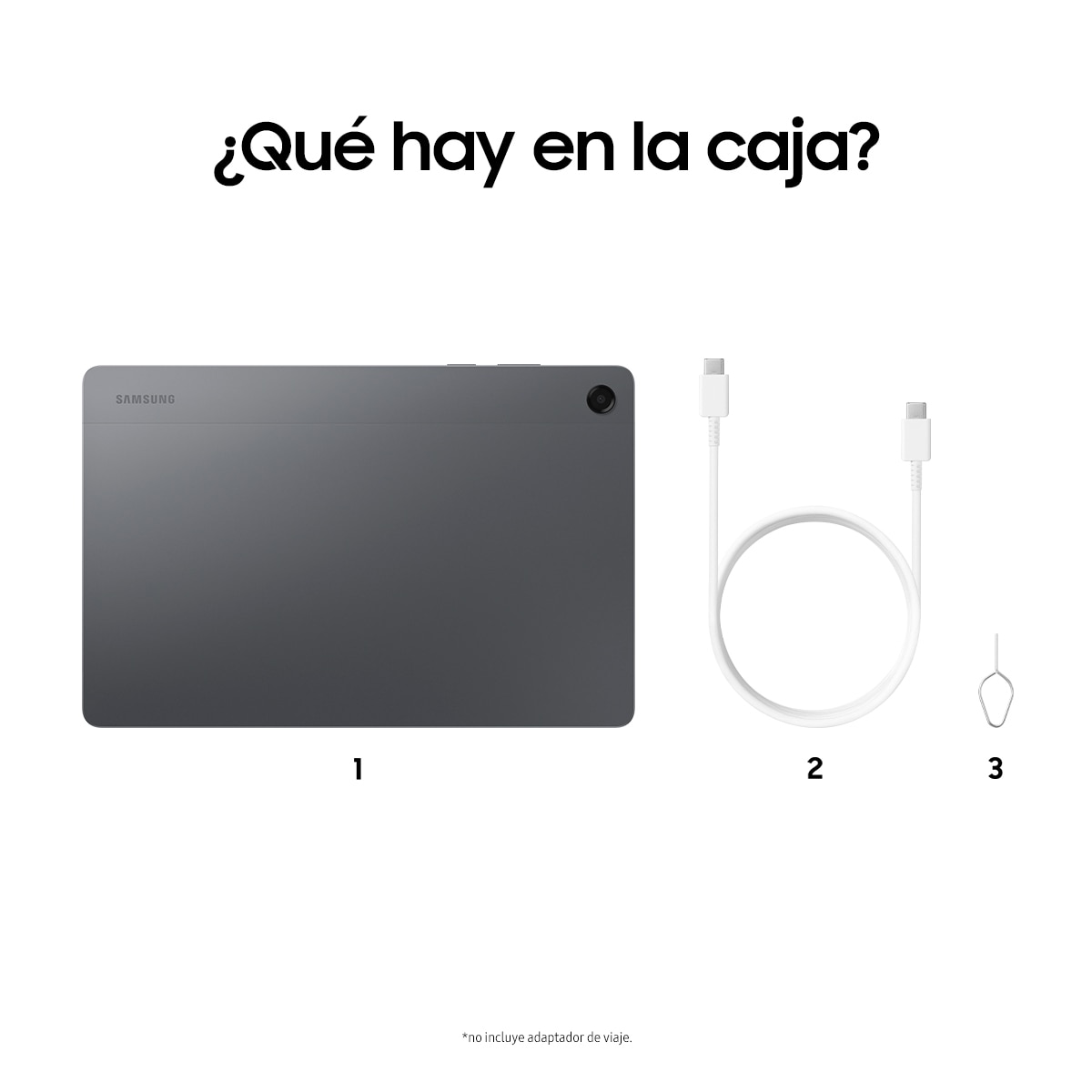 Tablet Samsung Galaxy Tab A11+ Wi-Fi 6 GB + 128 GB Gris-7