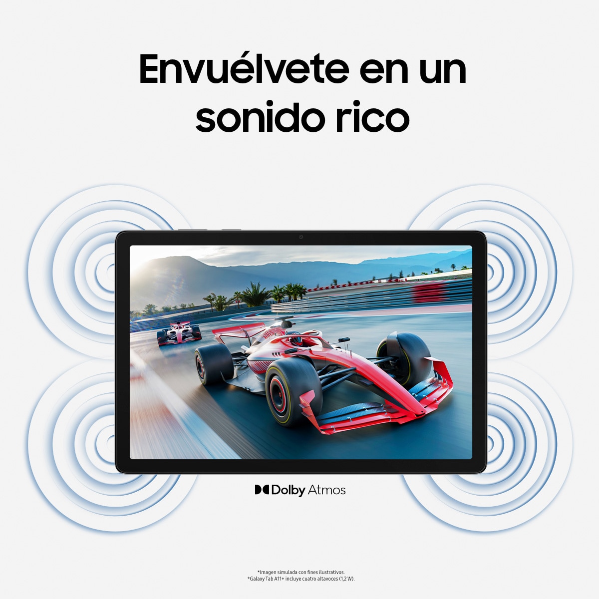 Tablet Samsung Galaxy Tab A11+ Wi-Fi 6 GB + 128 GB - Plata 128 GB + 6 GB RAM Plata-6