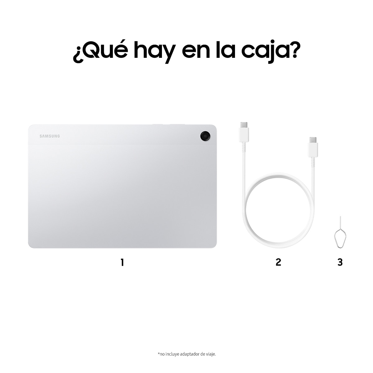 Tablet Samsung Galaxy Tab A11+ Wi-Fi 6 GB + 128 GB - Plata 128 GB + 6 GB RAM Plata-7