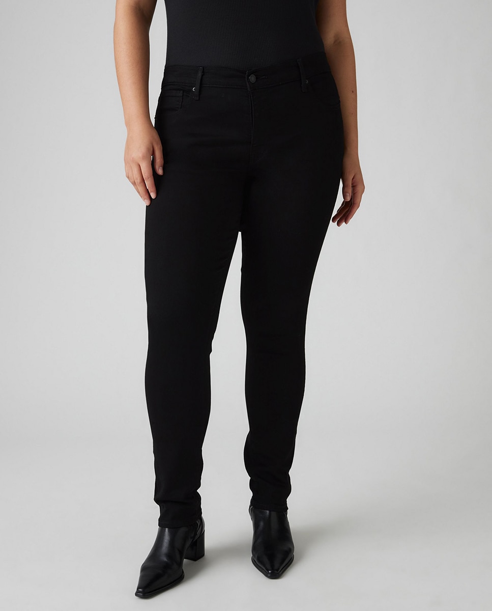 Jeans 311 skinny com cintura subida Preto-2