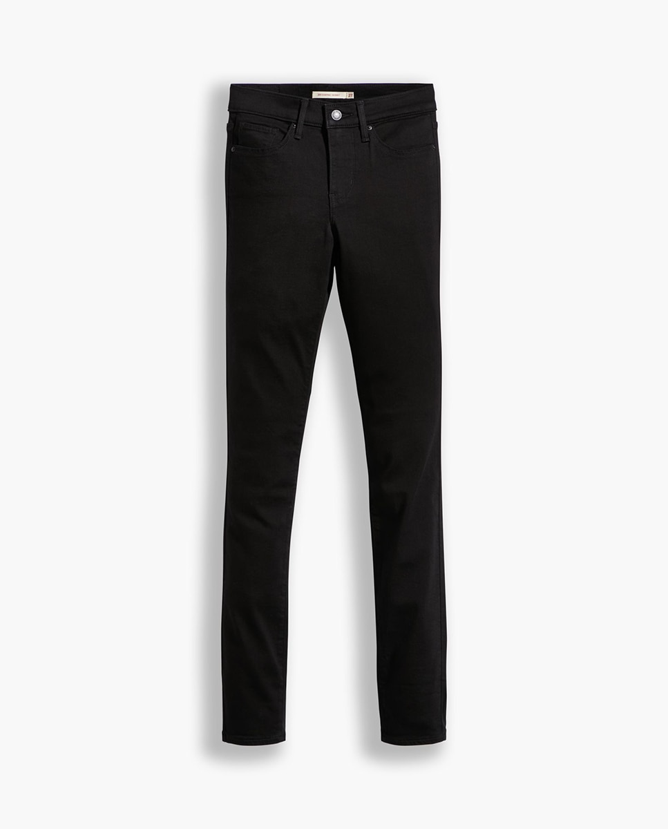 Jeans 311 skinny com cintura subida Preto-6