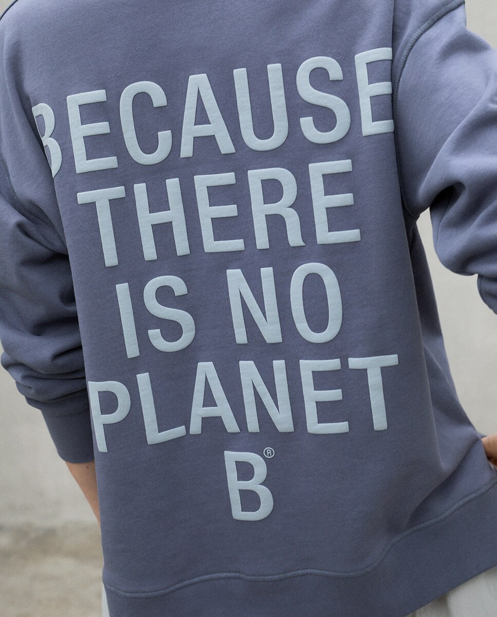Sweatshirt com Decote Redondo Cinzento-escuro-2