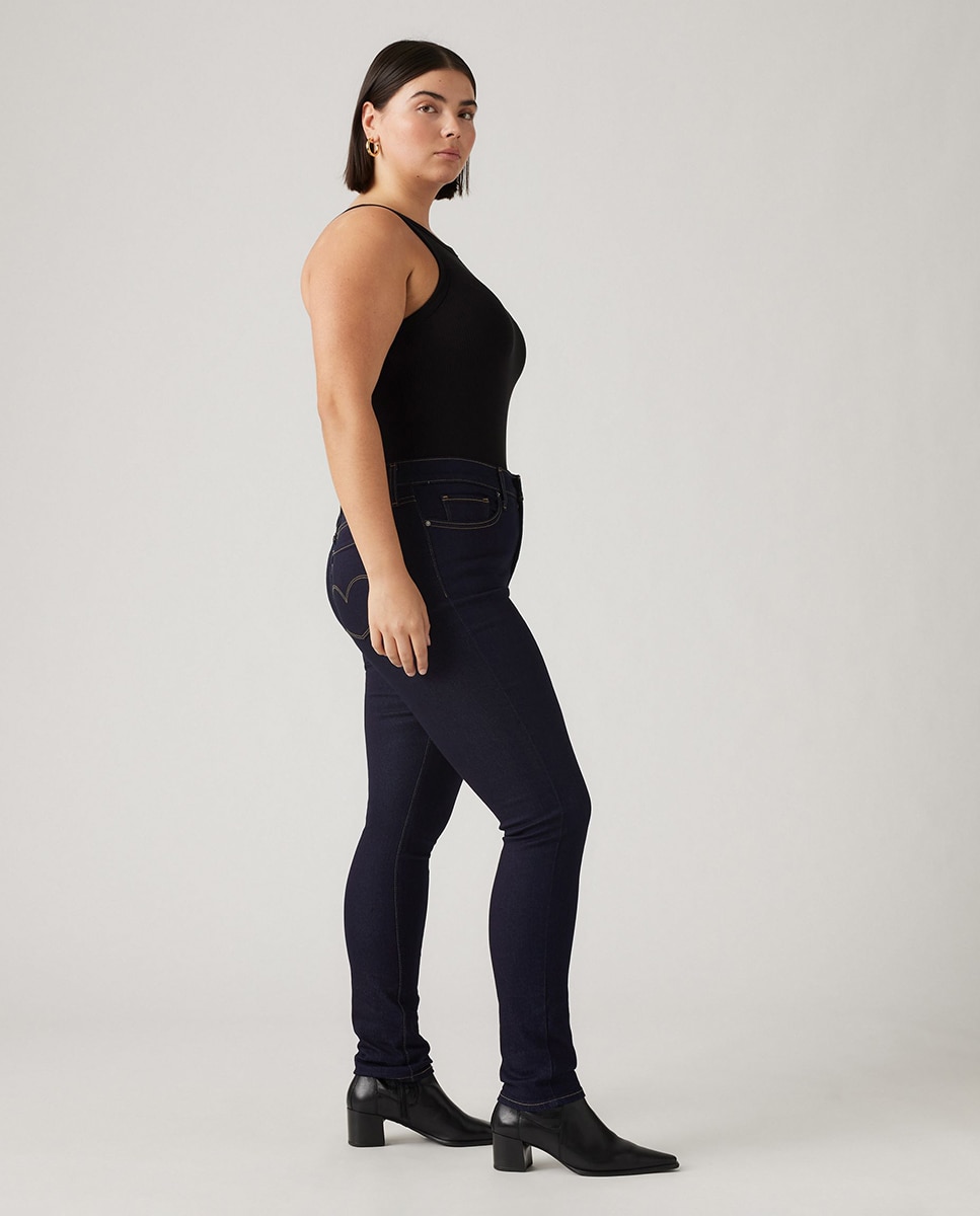 Jeans 311™ Skinny com lavagem escura Azul-índigo-4