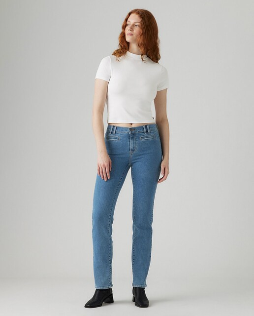 Imagem 0 de Jeans Straight 314™ Shaping Straight de Cintura Média