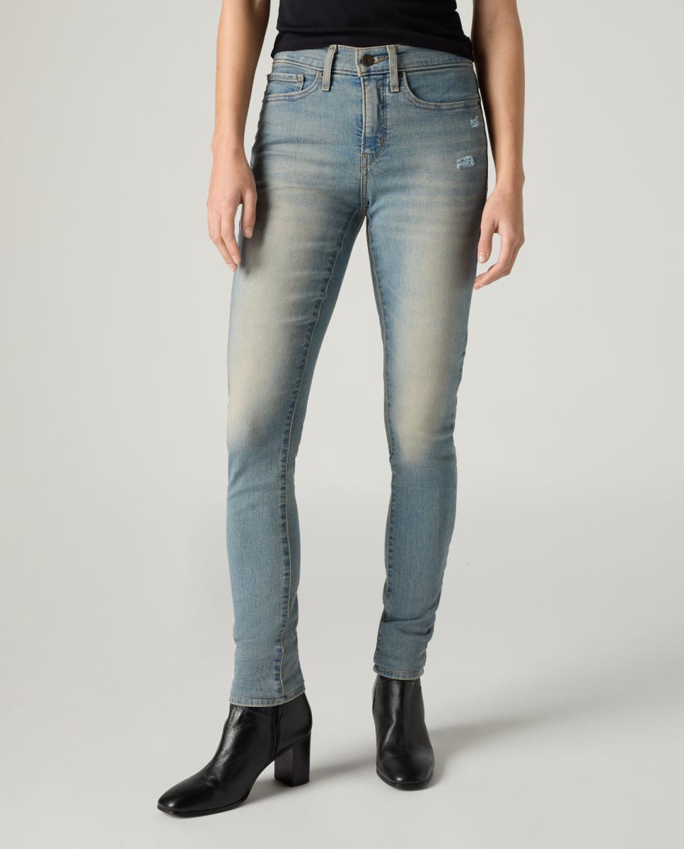 Jeans Skinny 311? Shaping Skinny de Cintura Média Azul-claro-2
