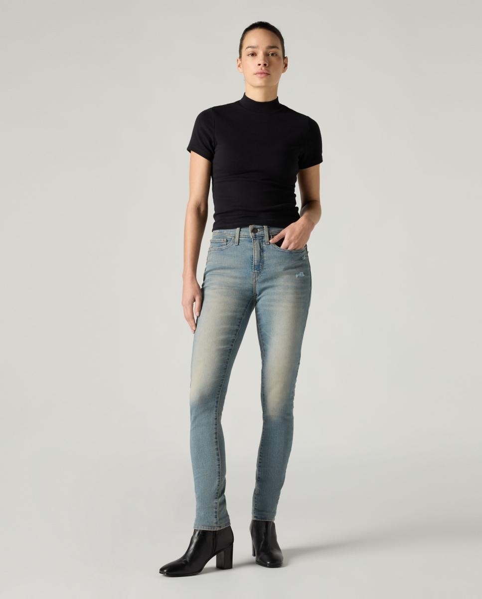 Jeans Skinny 311? Shaping Skinny de Cintura Média Azul-claro-7