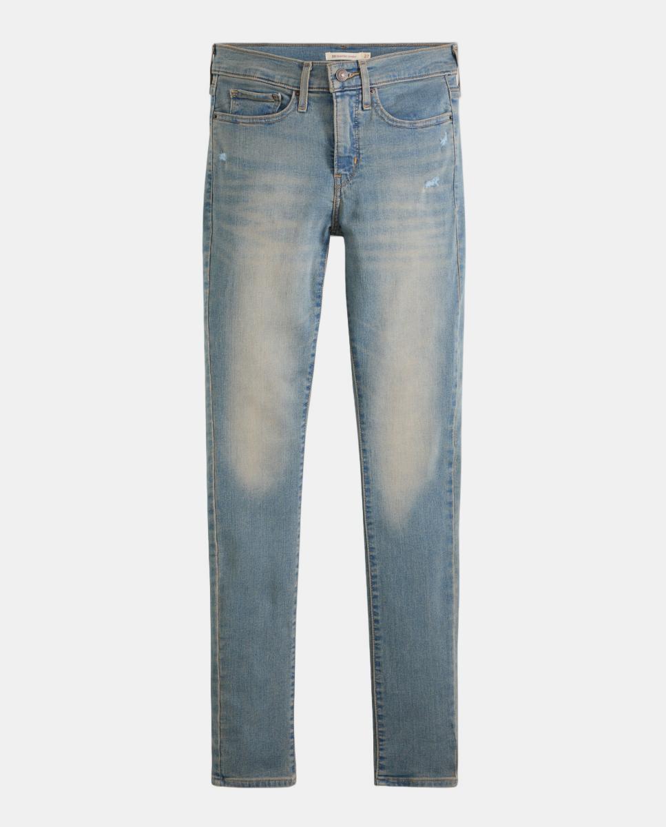 Jeans Skinny 311? Shaping Skinny de Cintura Média Azul-claro-5