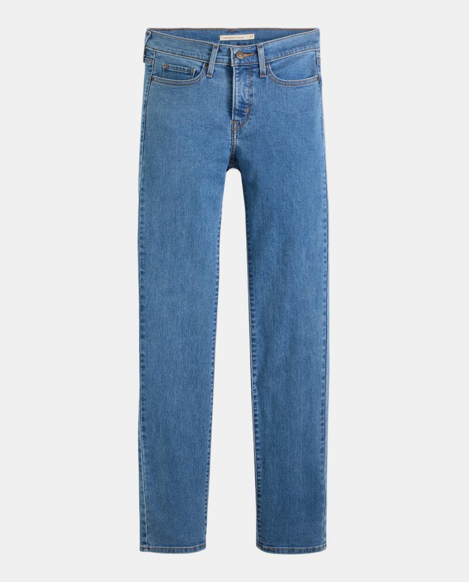 Jeans Straight 314™ Shaping Straight de Cintura Média Azul-5