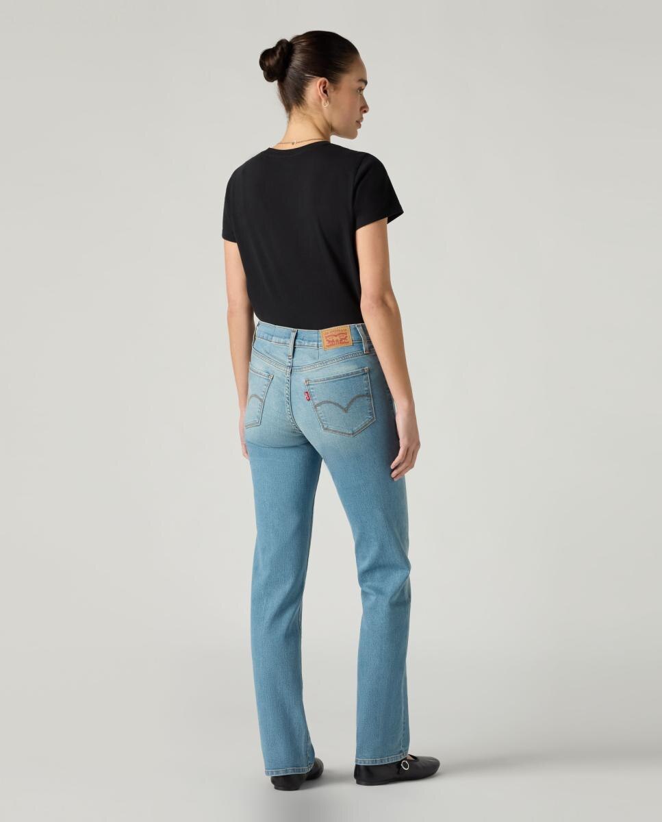 Jeans Straight 314™ Shaping Straight de Cintura Média Azul-claro-3