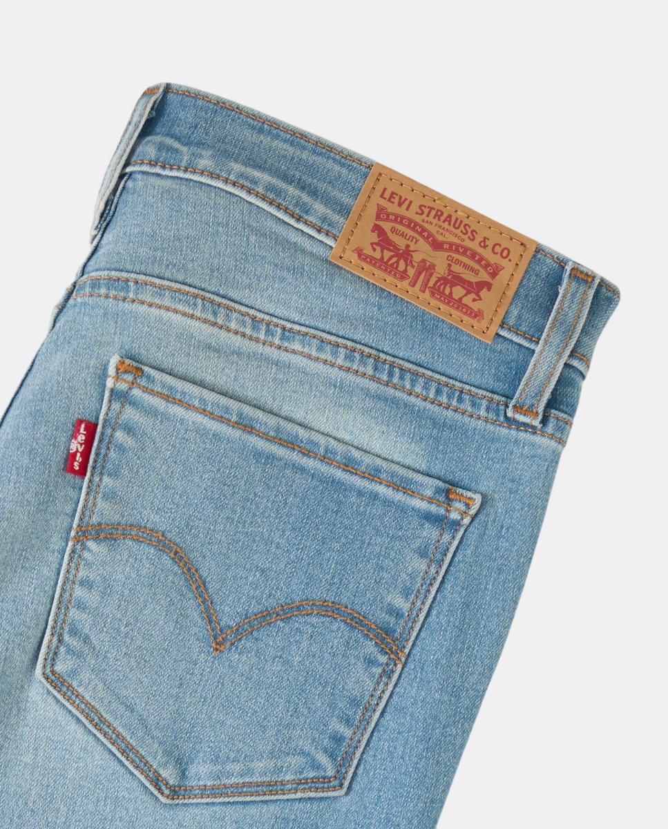 Jeans Straight 314™ Shaping Straight de Cintura Média Azul-claro-6