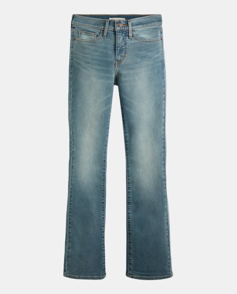 Jeans à Boca de Sino 315? Shaping Bootcut de Cintura Média Azul-5