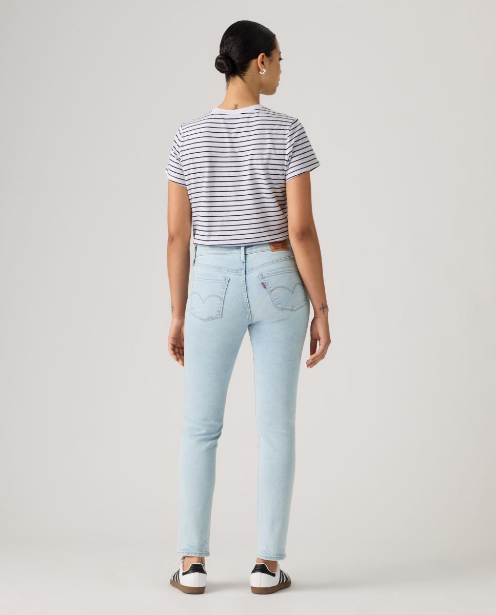 Jeans Straight 312? Shaping Slim com Cintura Média Azul-claro-2