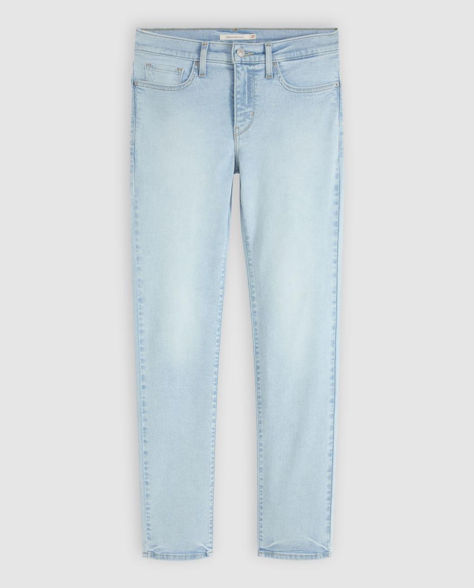 Jeans Straight 312? Shaping Slim com Cintura Média Azul-claro-6
