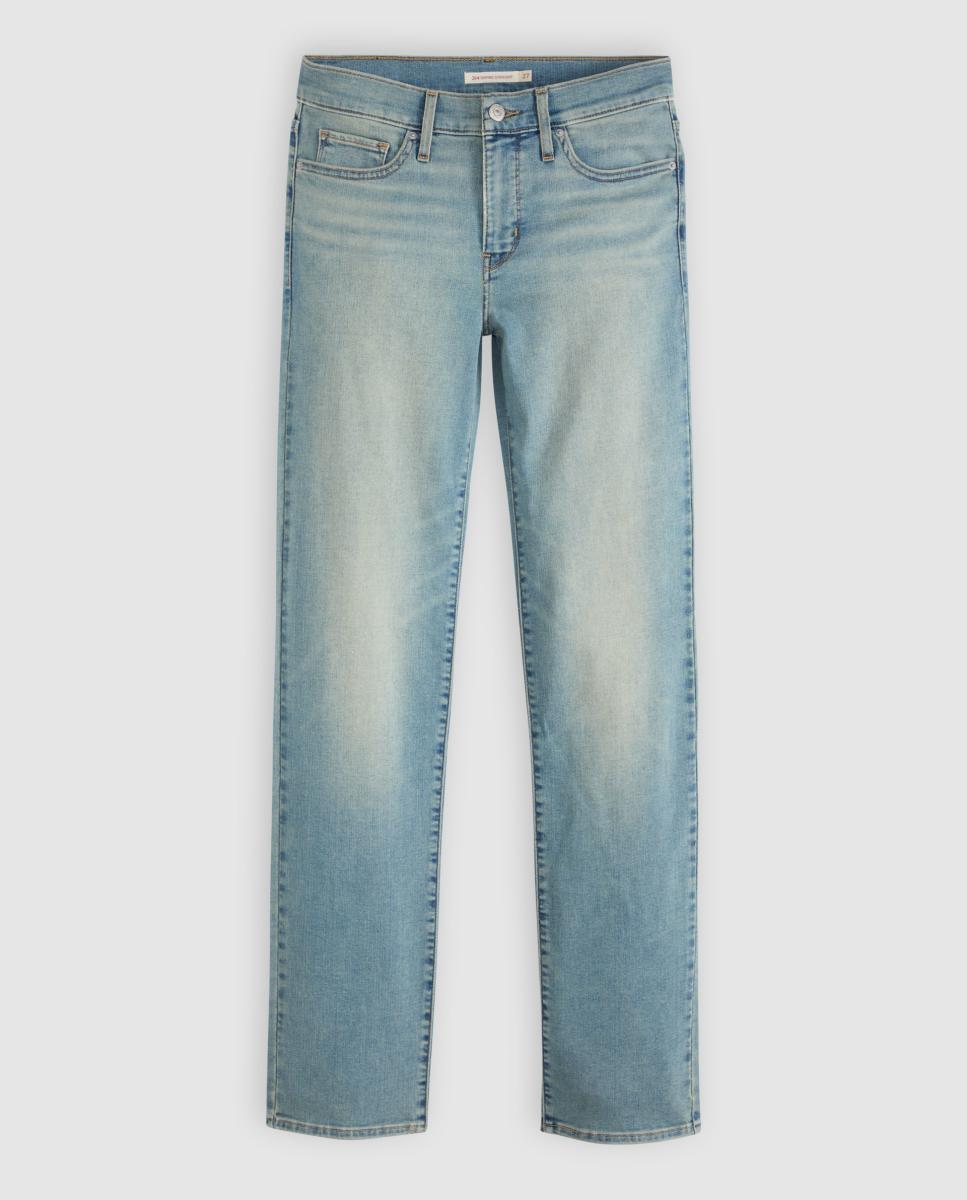 Jeans Straight 314? Shaping com Cintura Média Azul-6