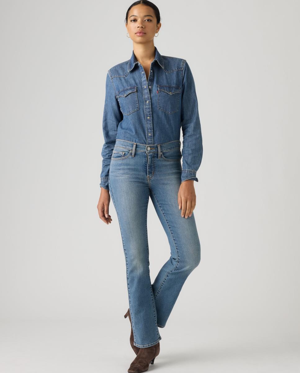 Imagem 0 de Jeans à Boca de Sino 315? Shaping Bootcut com Cintura Média