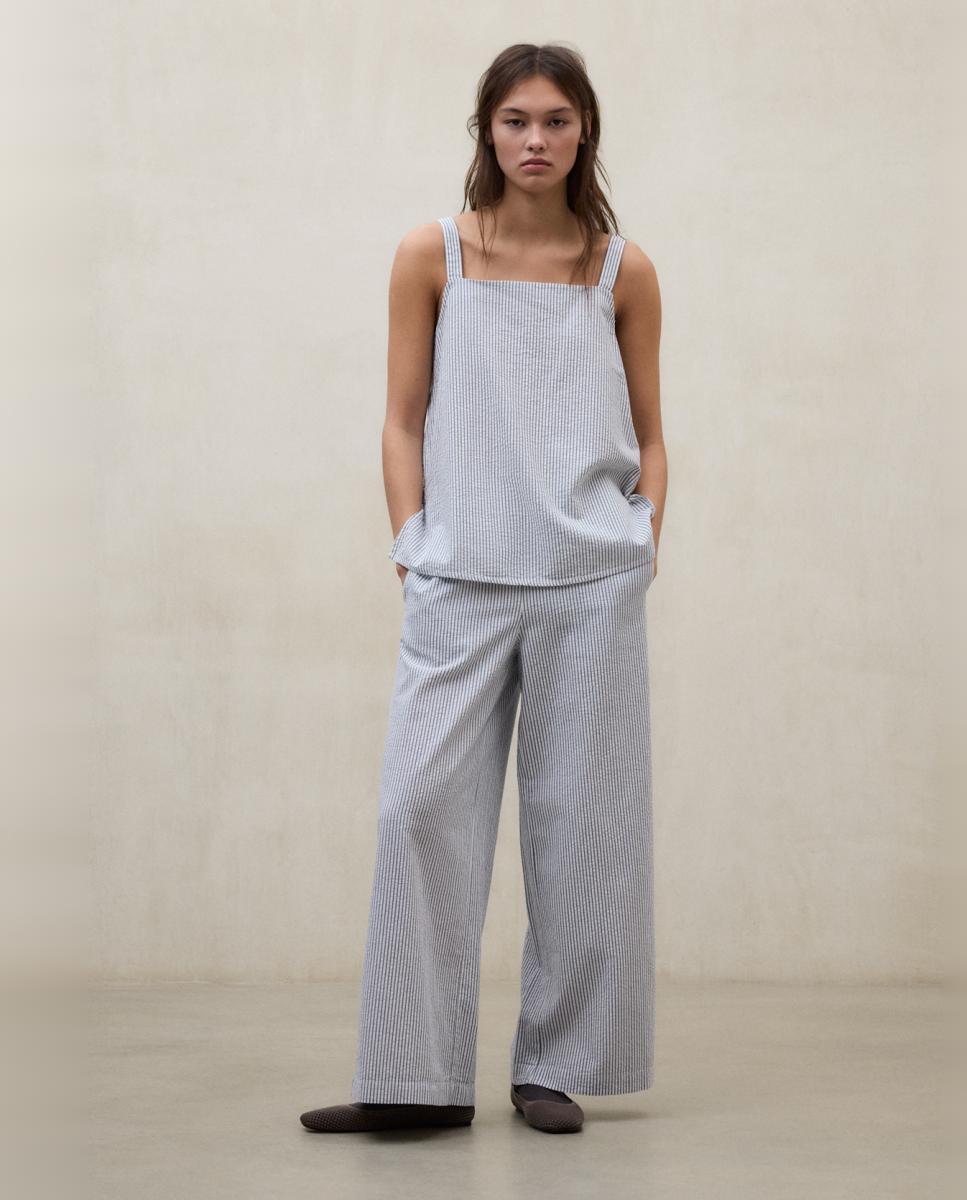 Ecoalf - Top de mujer de tirantes de algodón.