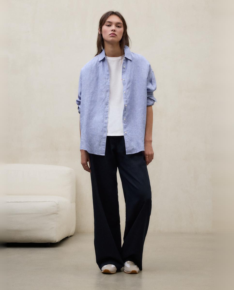 Ecoalf - Camisa de mujer de lino oversize.
