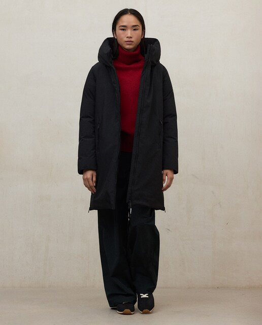 Imagem 0 de Sobretudo com Fecho de Correr, Capuz e Bolsos Laterais