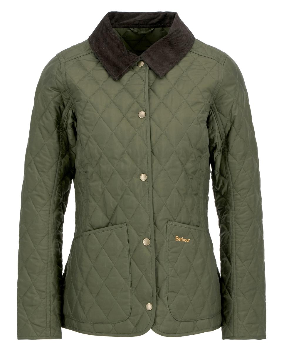 Imagen 5 de Chaqueta encerada con bolsillos calientamanos en el pecho y bolsillos de parche inferiores - Barbour - Verde Verde