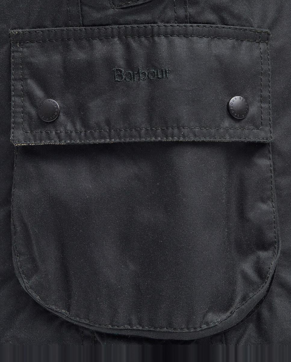 Chaqueta encerada con bolsillos calientamanos en el pecho y bolsillos de parche inferiores - Barbour - Verde Verde-7