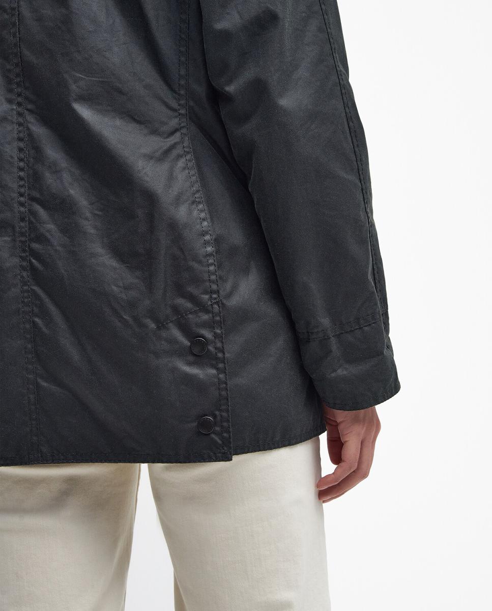 Chaqueta encerada con bolsillos calientamanos en el pecho y bolsillos de parche inferiores - Barbour - Verde Verde-8