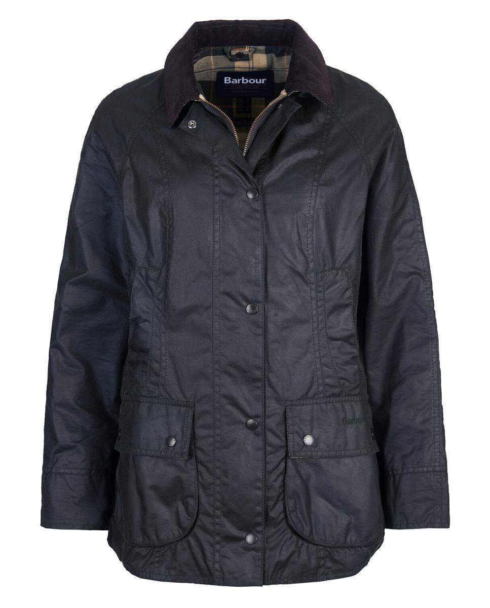 Chaqueta encerada con bolsillos calientamanos en el pecho y bolsillos de parche inferiores - Barbour - Verde Verde-9