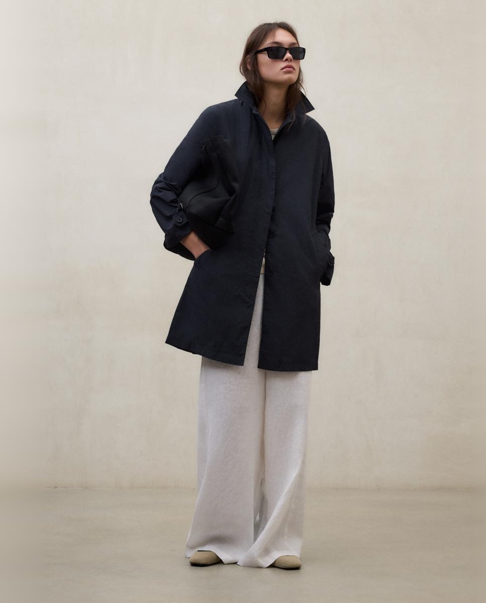 Imagem 0 de Casaco Comprido com Corte Regular