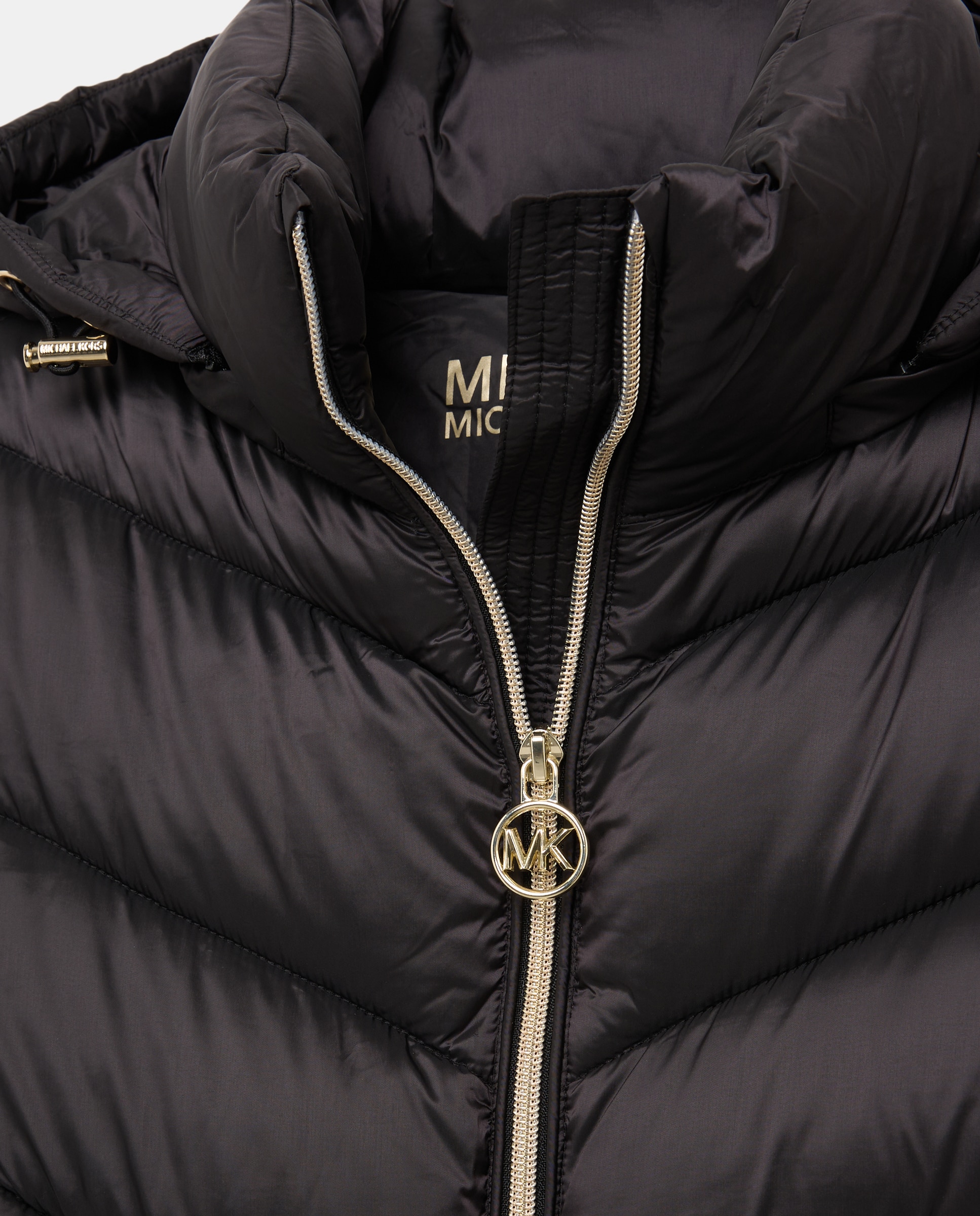Imagen 2 de Plumifero largo de mujer con capucha - Michael Kors - Negro Negro