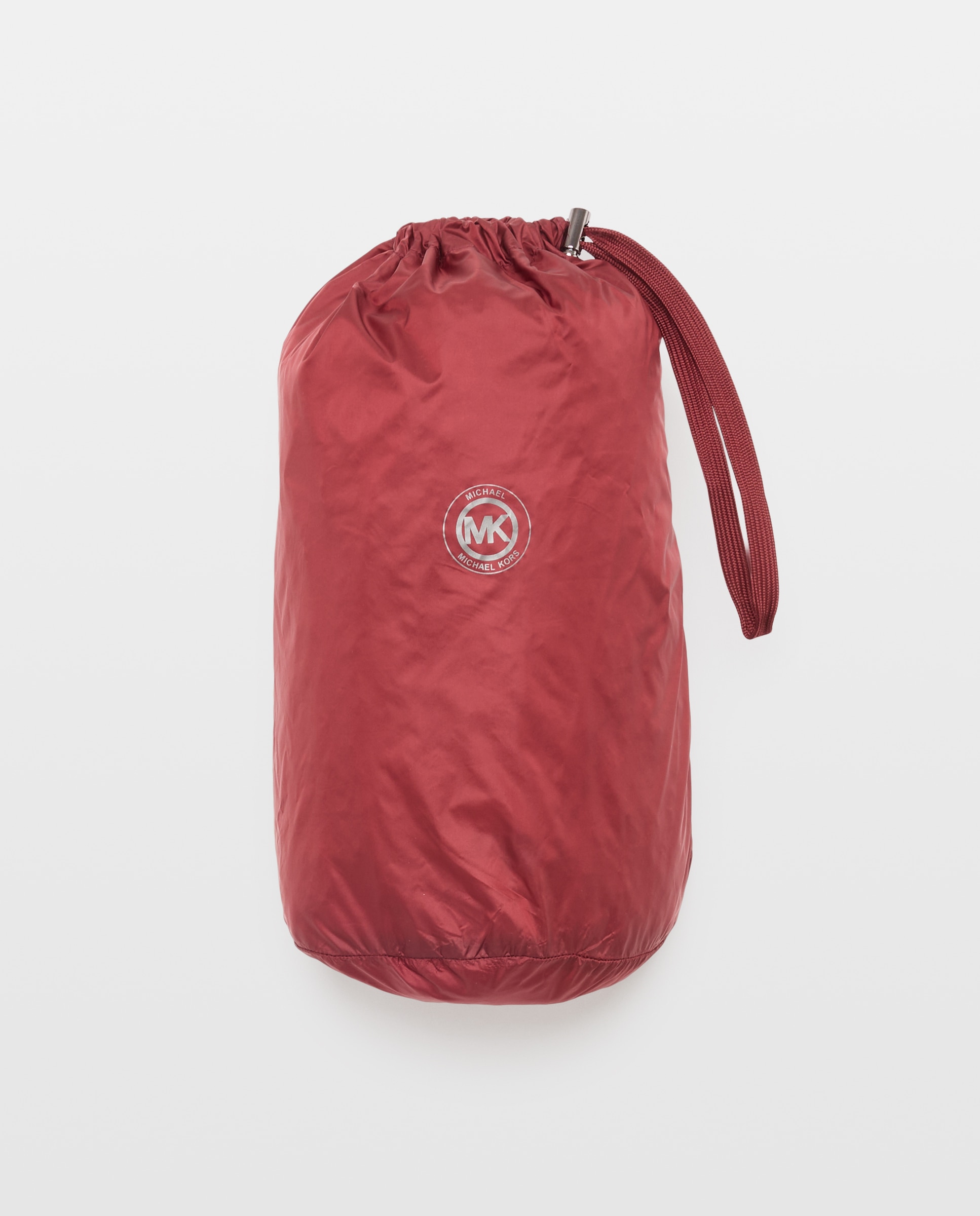 Blusão acolchoado de mulher Michael Michael Kors com capuz e fecho de correr Vermelho/Grená-3