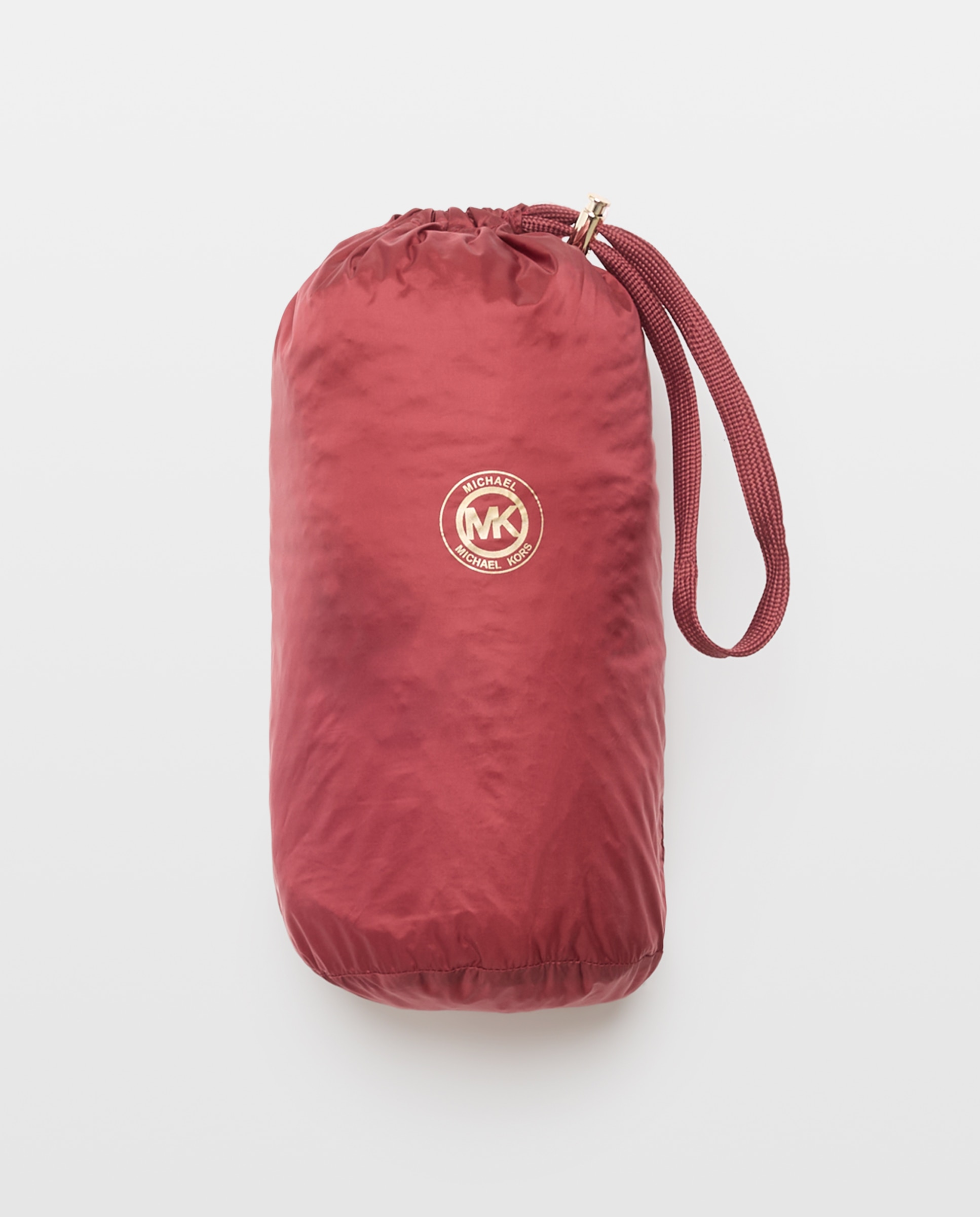 Blusão acolchoado curto de mulher com capuz Vermelho/Grená-3