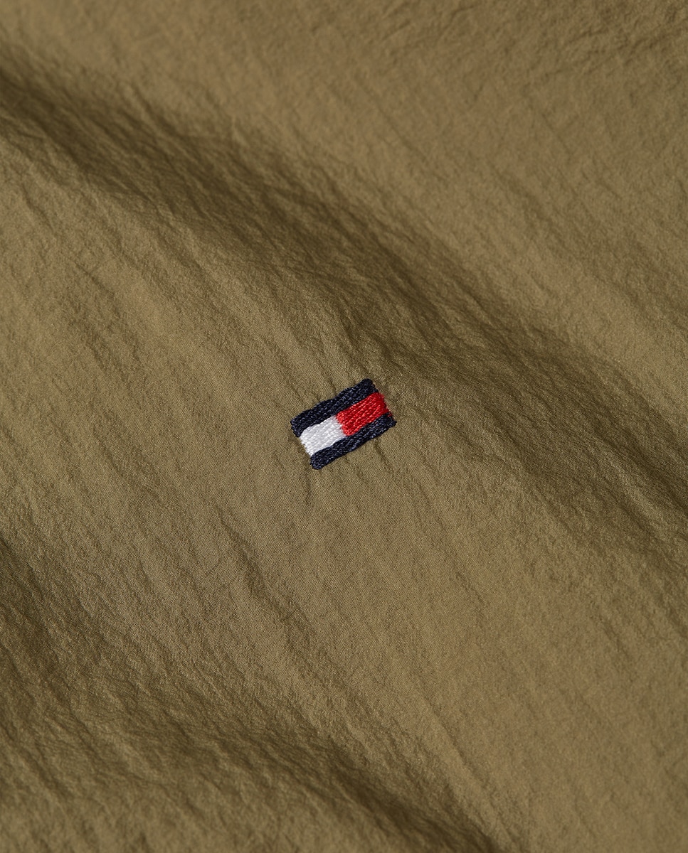 Impermeável com Fecho de Correr Verde-militar-8