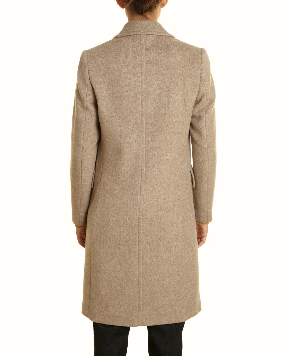 Imagen 5 de Abrigo sastre con solapa - Roberto Torretta - Beige Beige