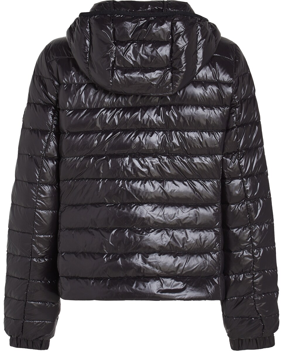 Casaco acolchoado com bolsos Preto-6