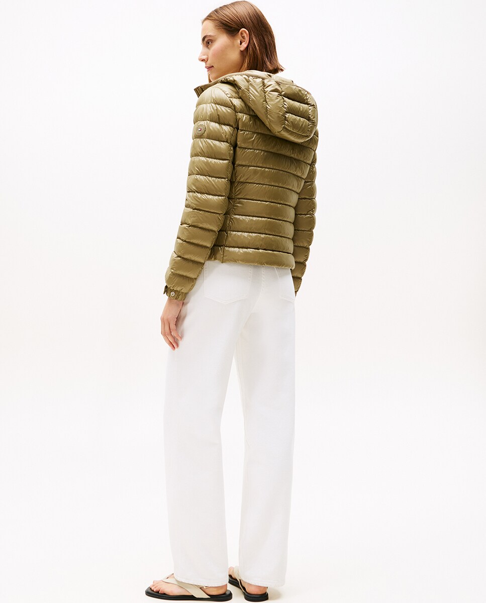 Casaco acolchoado com bolsos Verde-militar-3