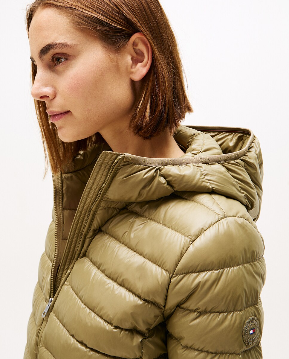 Casaco acolchoado com bolsos Verde-militar-4