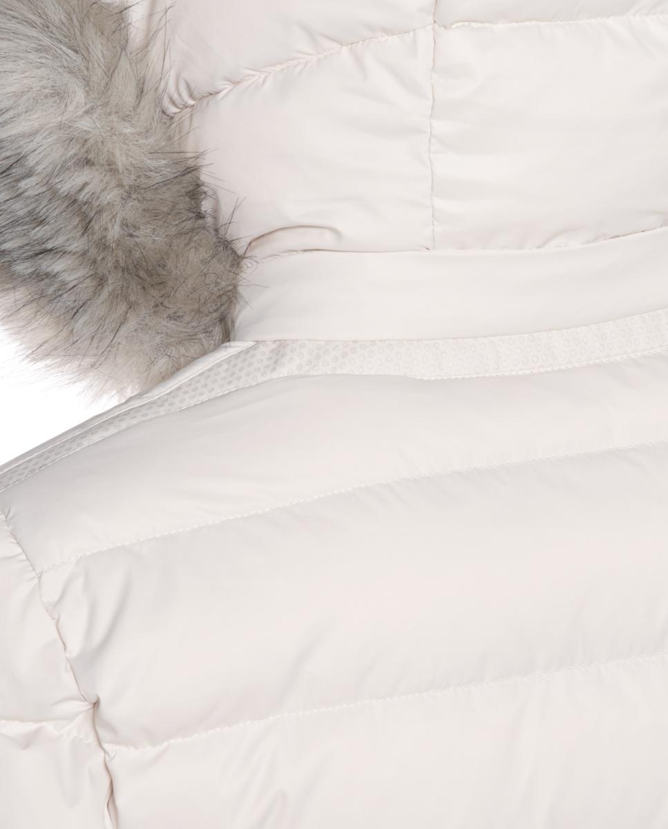 Blusão Acolchoado Comprido com Cinto e Capuz Cinzento-claro-9
