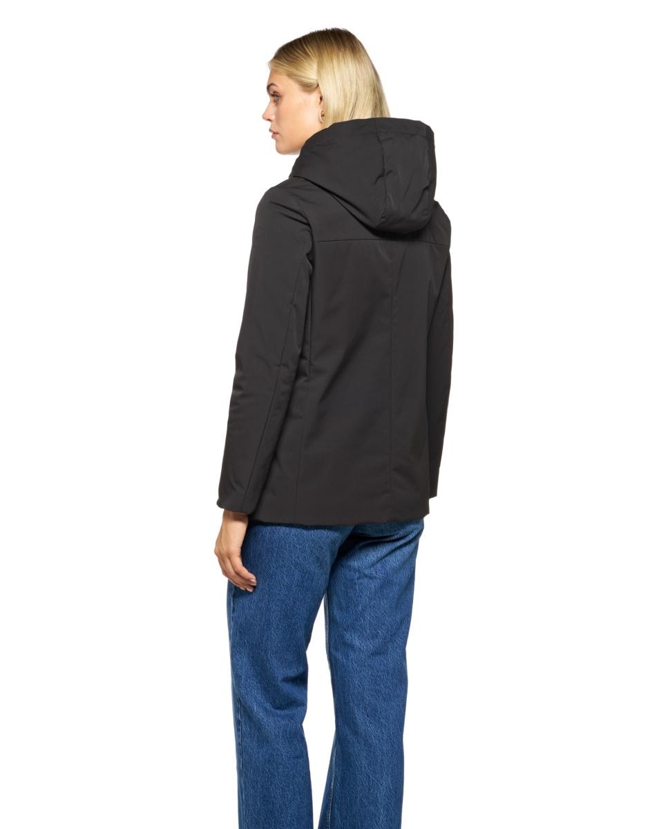 Parka Repelente à Água e Transpirável Preto-3