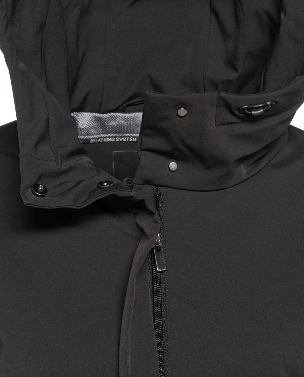 Parka Repelente à Água e Transpirável Preto-6