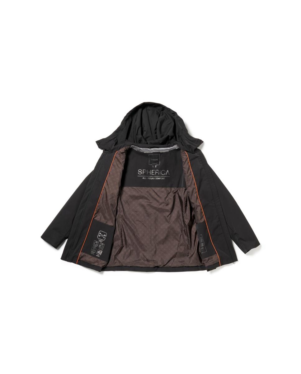 Parka Repelente à Água e Transpirável Preto-9