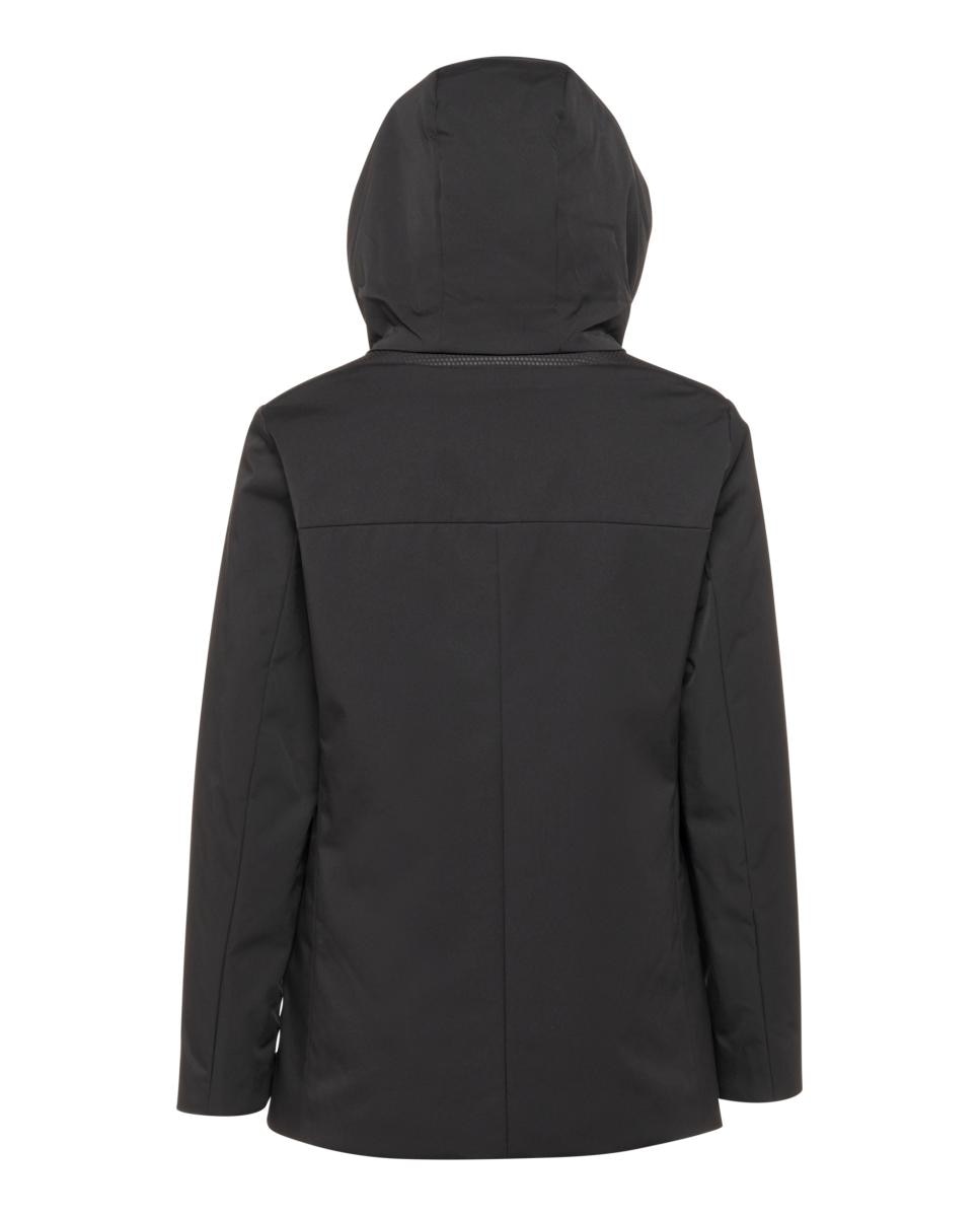 Parka Repelente à Água e Transpirável Preto-11