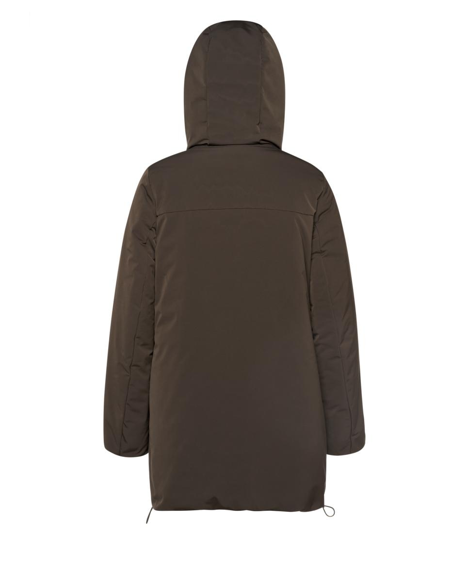 Parka Reversível Repelente à Água Castanho-escuro-7